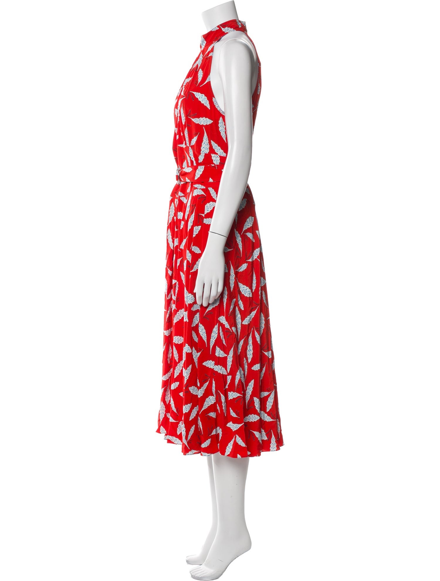 Diane von Furstenberg Printed Midi Length Dress w/ Tags