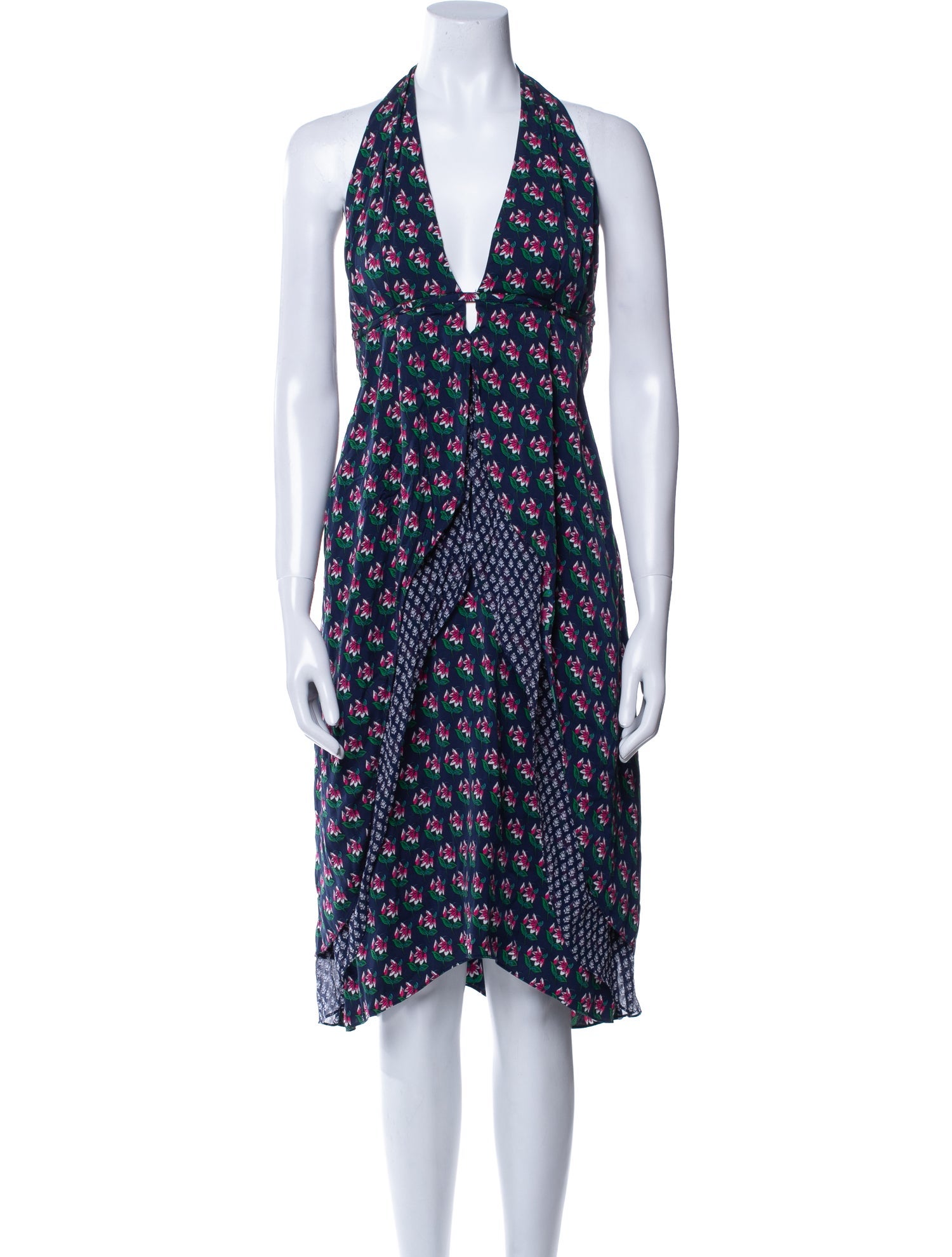 Diane von Furstenberg Silk Midi Length Dress
