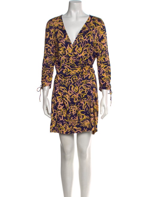 Diane von Furstenberg Silk Floral Print Romper