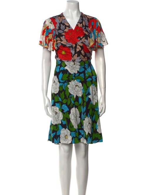 Diane von Furstenberg Silk Knee-Length Dress