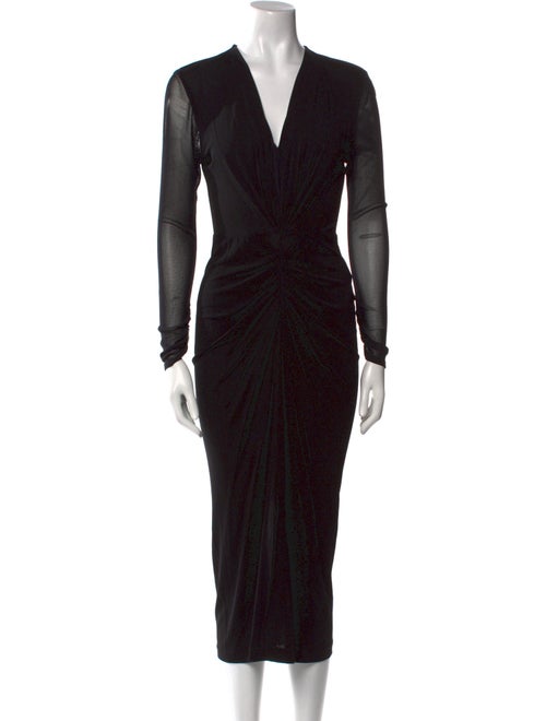 Diane von Furstenberg V-Neck Midi Length Dress
