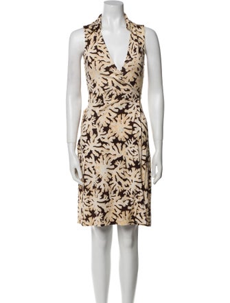 Diane von Furstenberg Silk Knee-Length Dress