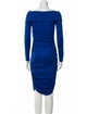 Diane von Furstenberg Cowl Neck Knee-Length Dress
