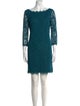 Diane von Furstenberg Lace Pattern Mini Dress