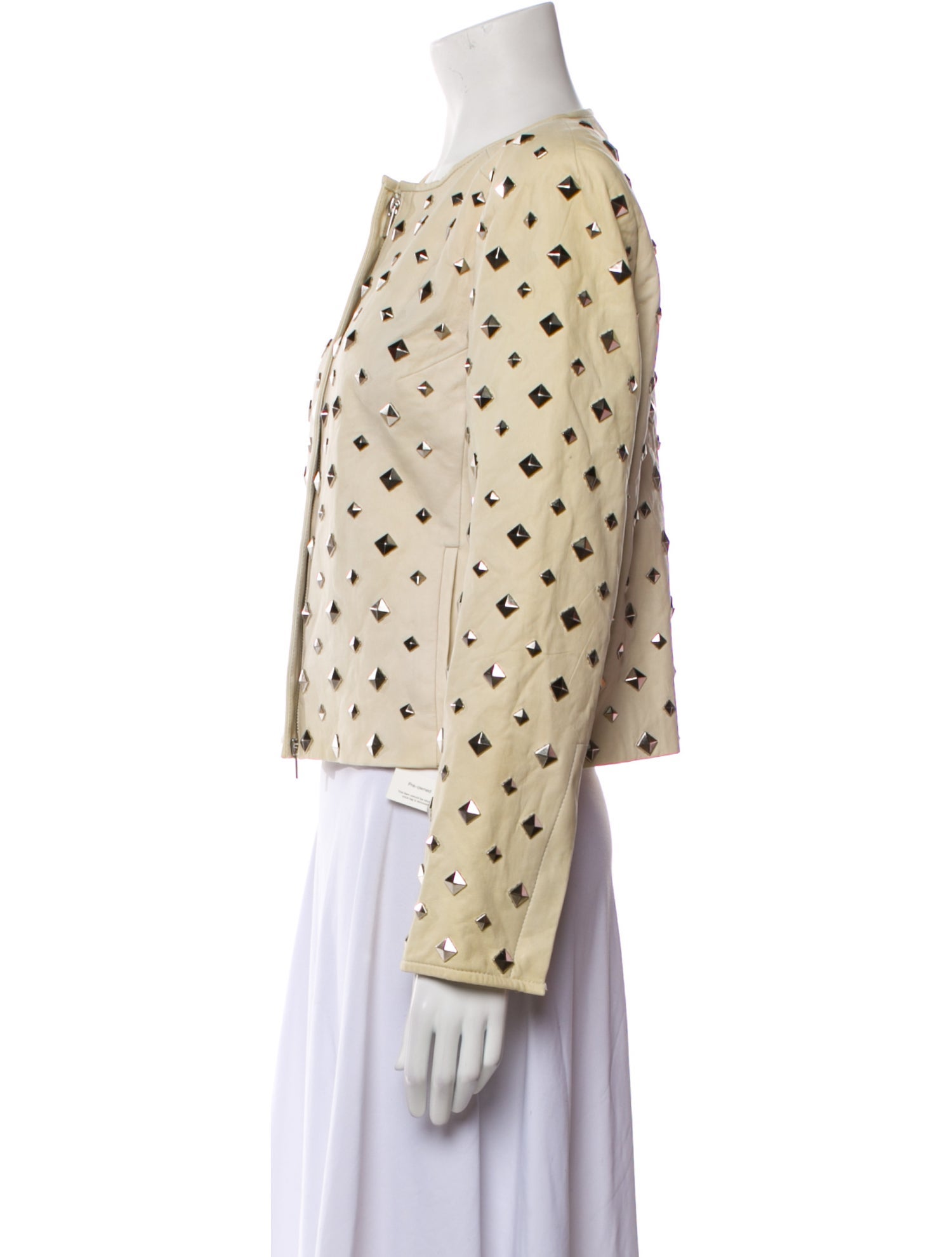 Diane von Furstenberg Leather Blazer