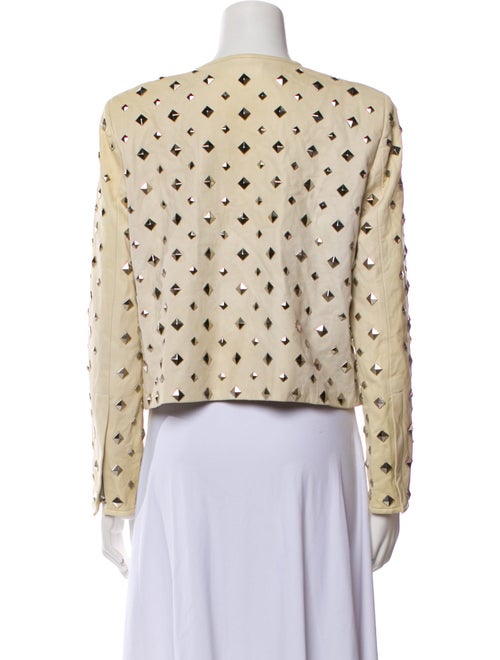 Diane von Furstenberg Leather Blazer