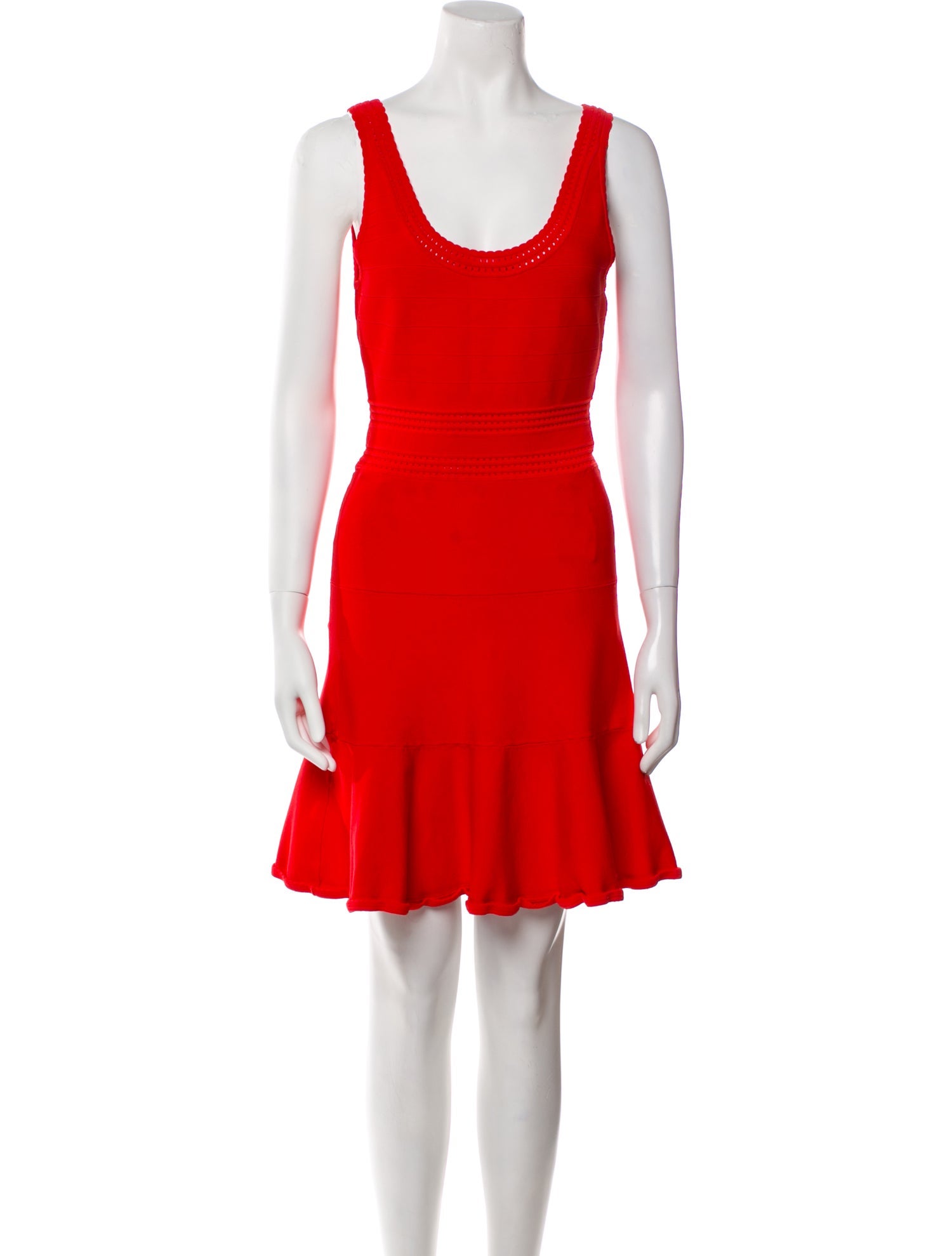Diane von Furstenberg Scoop Neck Mini Dress