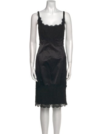 Diane von Furstenberg Square Neckline Knee-Length Dress