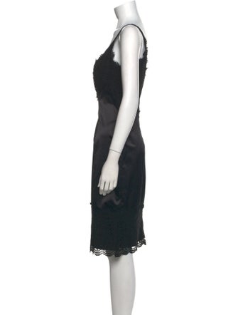 Diane von Furstenberg Square Neckline Knee-Length Dress