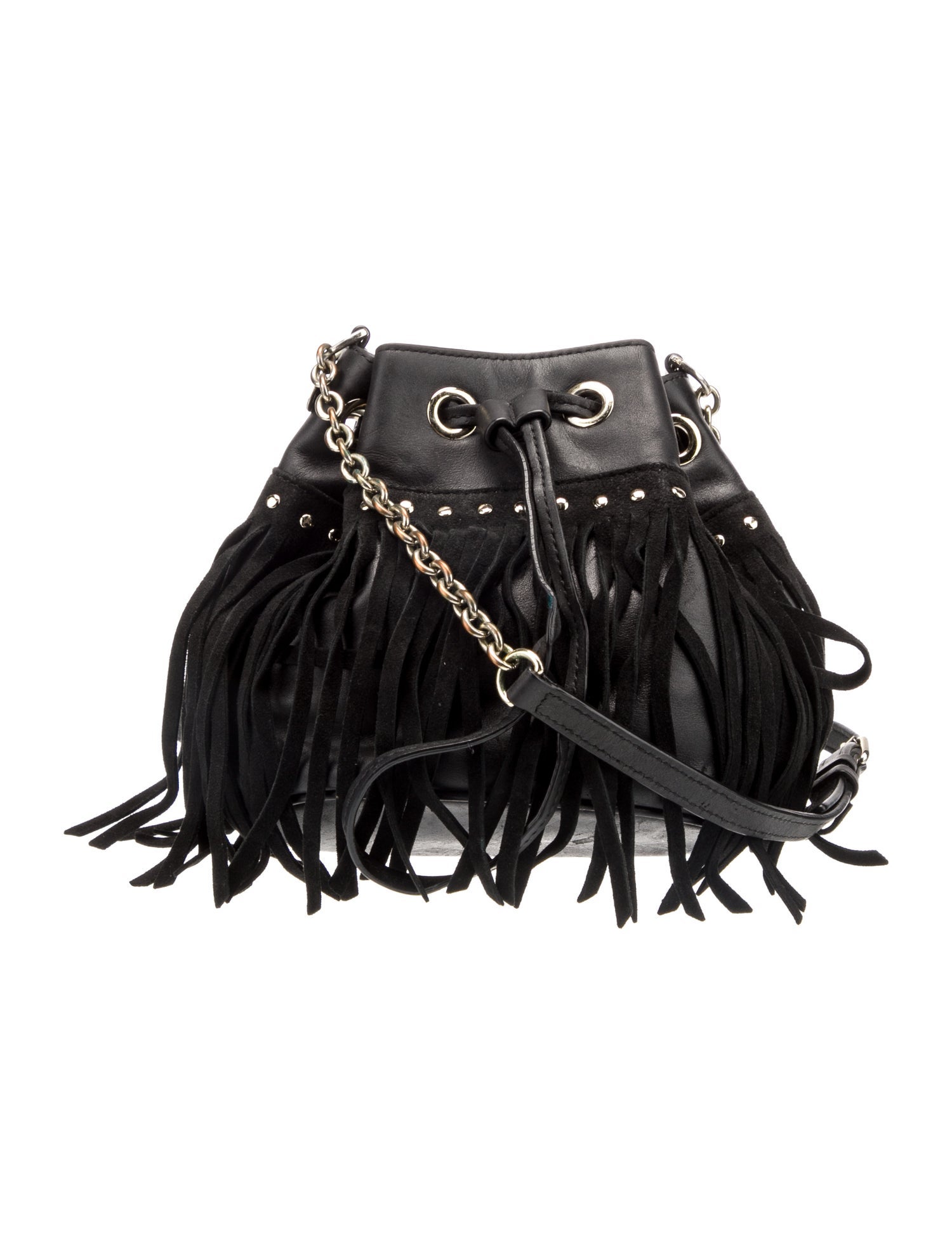 Diane von Furstenberg Leather Bucket Bag