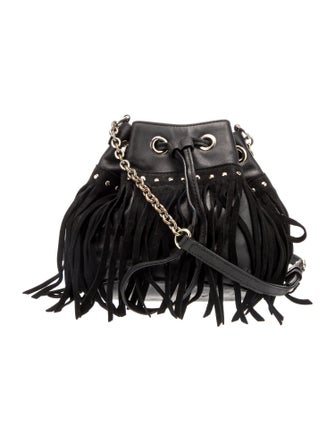 Diane von Furstenberg Leather Bucket Bag