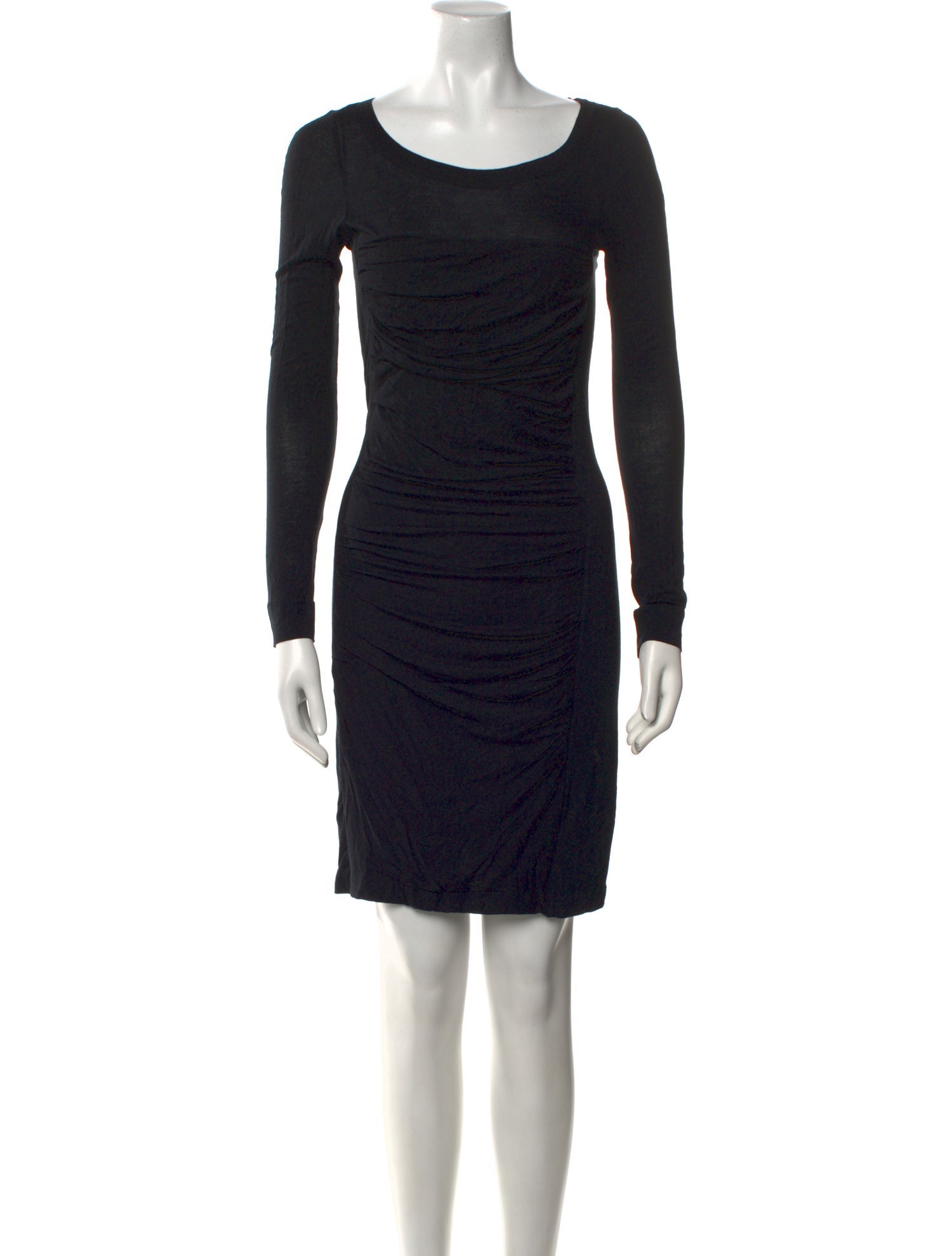 Diane von Furstenberg Bateau Neckline Mini Dress