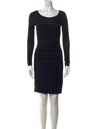 Diane von Furstenberg Bateau Neckline Mini Dress