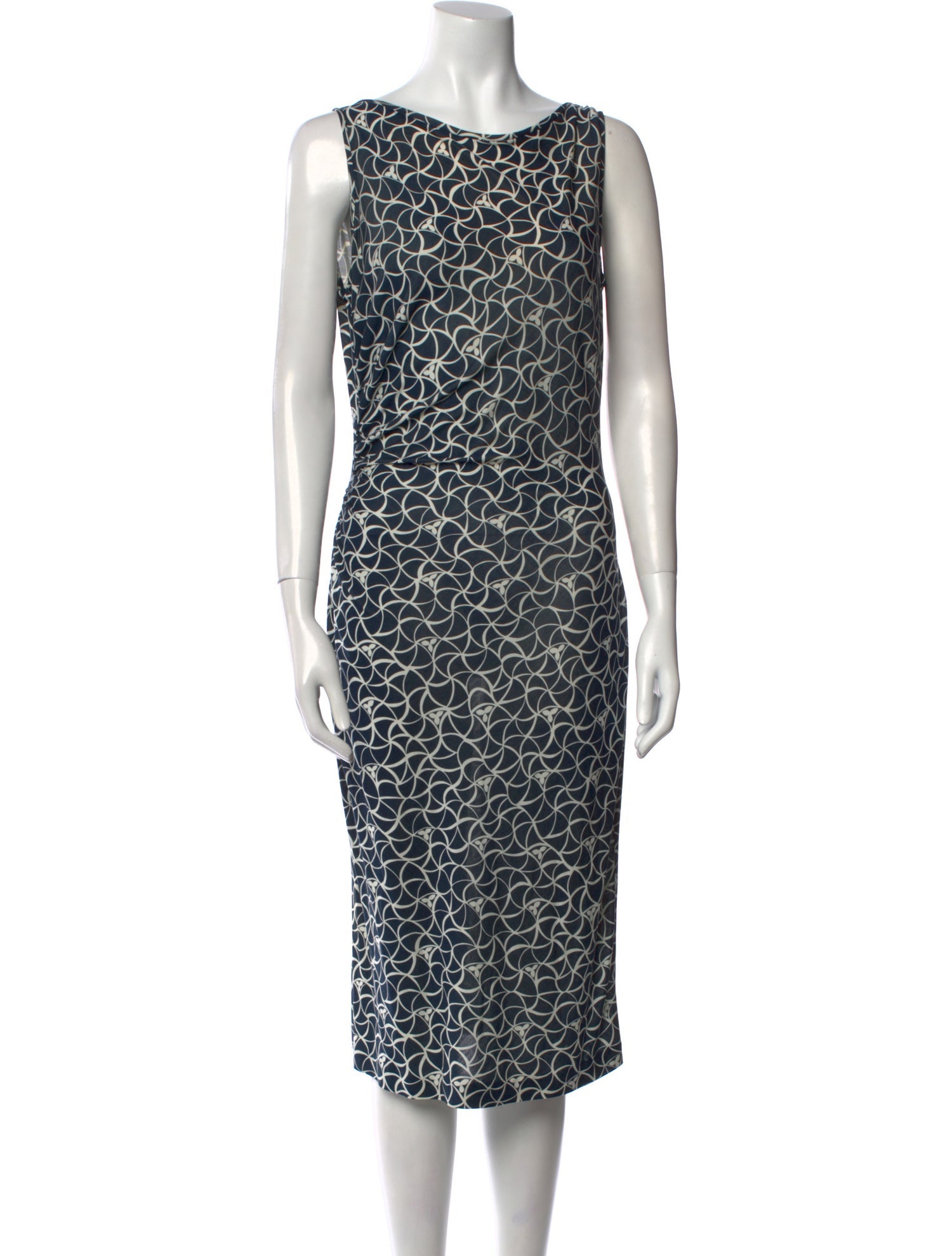 Diane von Furstenberg Silk Midi Length Dress