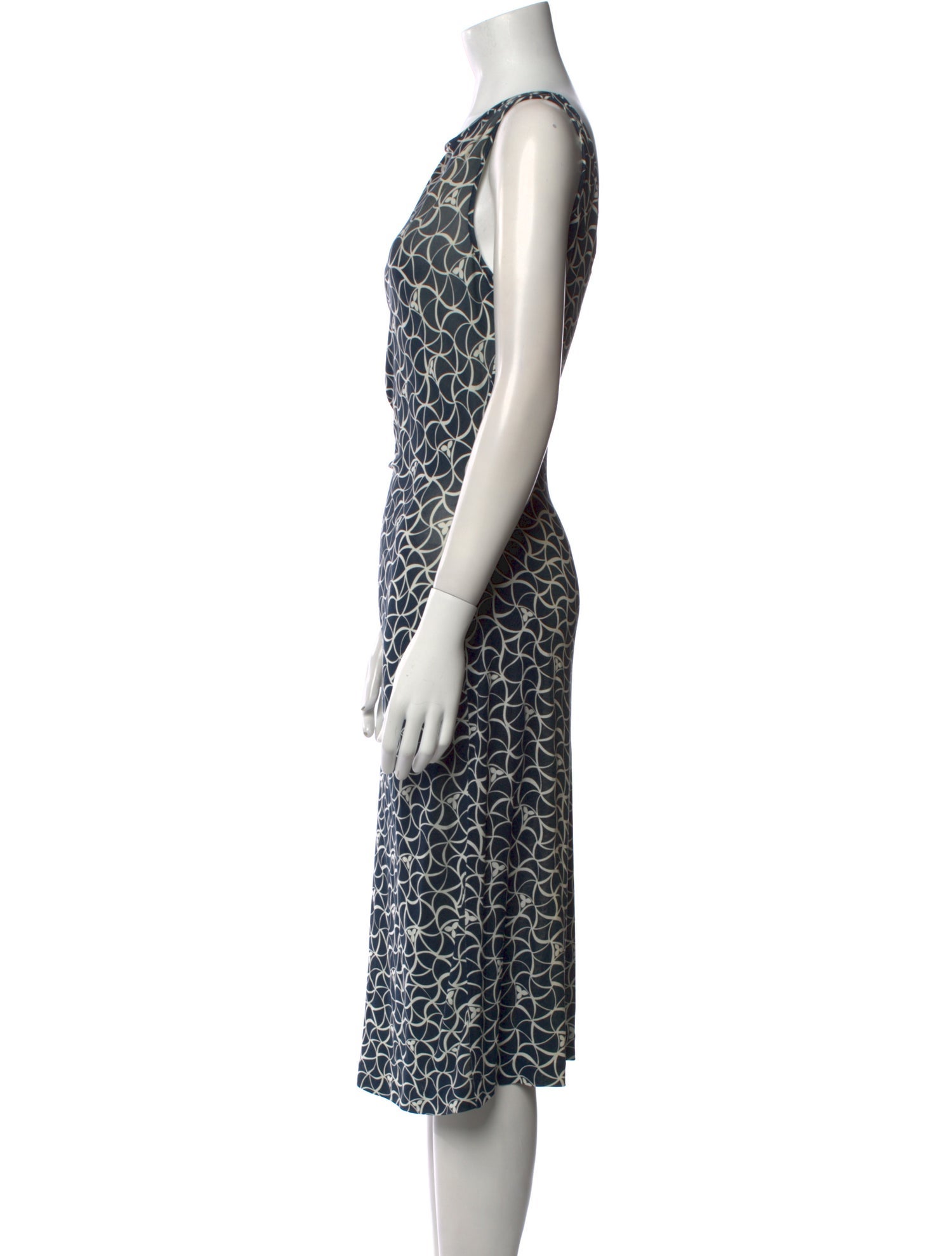 Diane von Furstenberg Silk Midi Length Dress