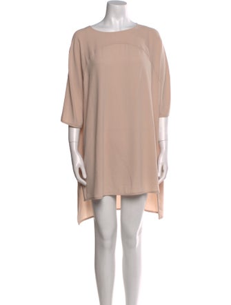 Diane von Furstenberg Bateau Neckline Mini Dress