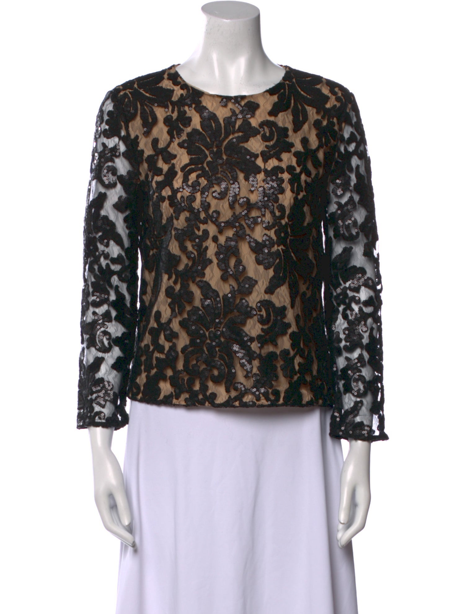 Diane von Furstenberg Nylon Printed Blouse w/ Tags