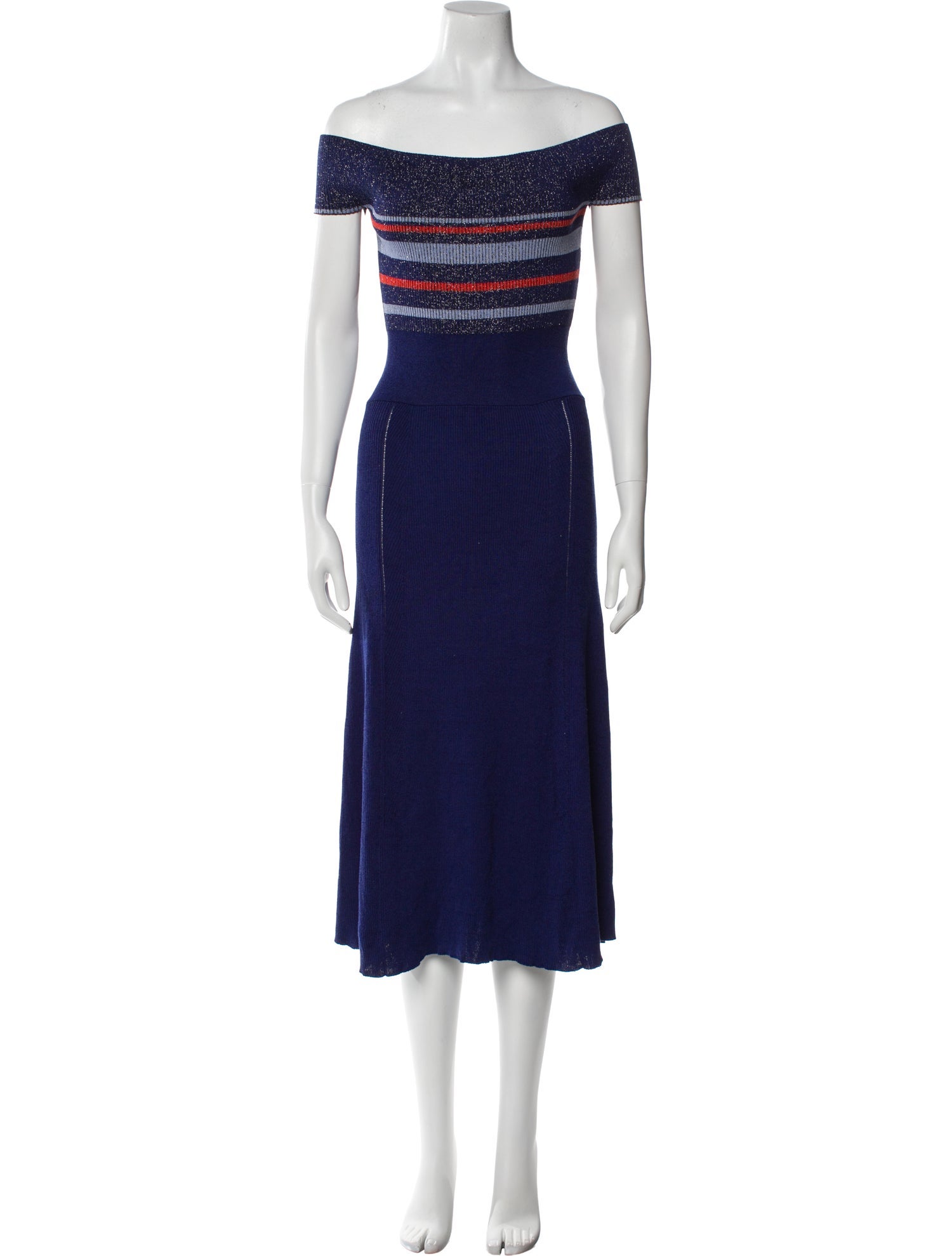 Diane von Furstenberg Wool Midi Length Dress