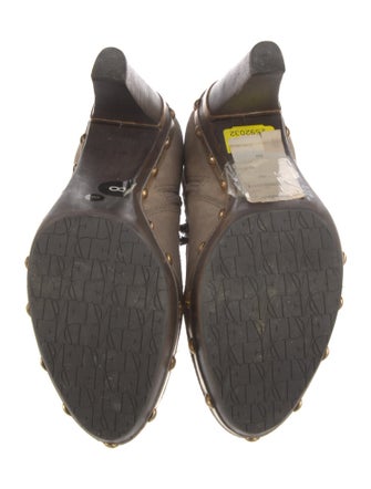 Diane von Furstenberg Suede Studded Accents Boots