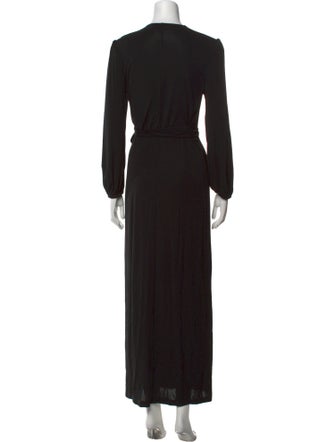 Diane von Furstenberg V-Neck Long Dress
