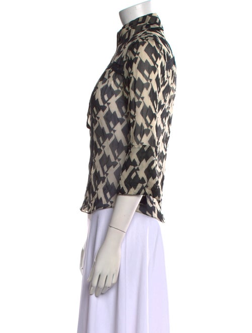 Diane von Furstenberg Silk Animal Print Blouse
