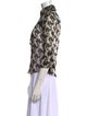 Diane von Furstenberg Silk Animal Print Blouse
