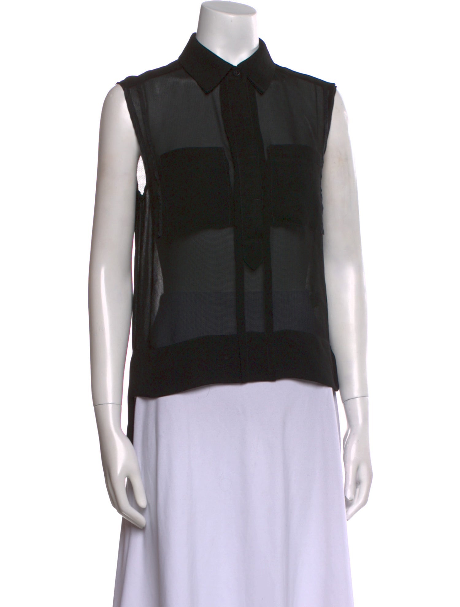 Diane von Furstenberg Sleeveless Crop Top