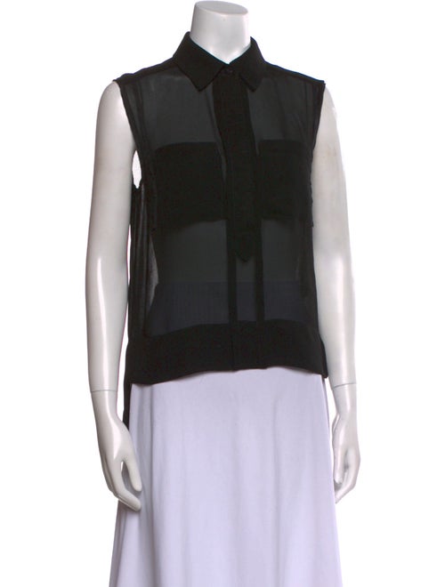 Diane von Furstenberg Sleeveless Crop Top