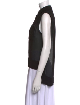 Diane von Furstenberg Sleeveless Crop Top