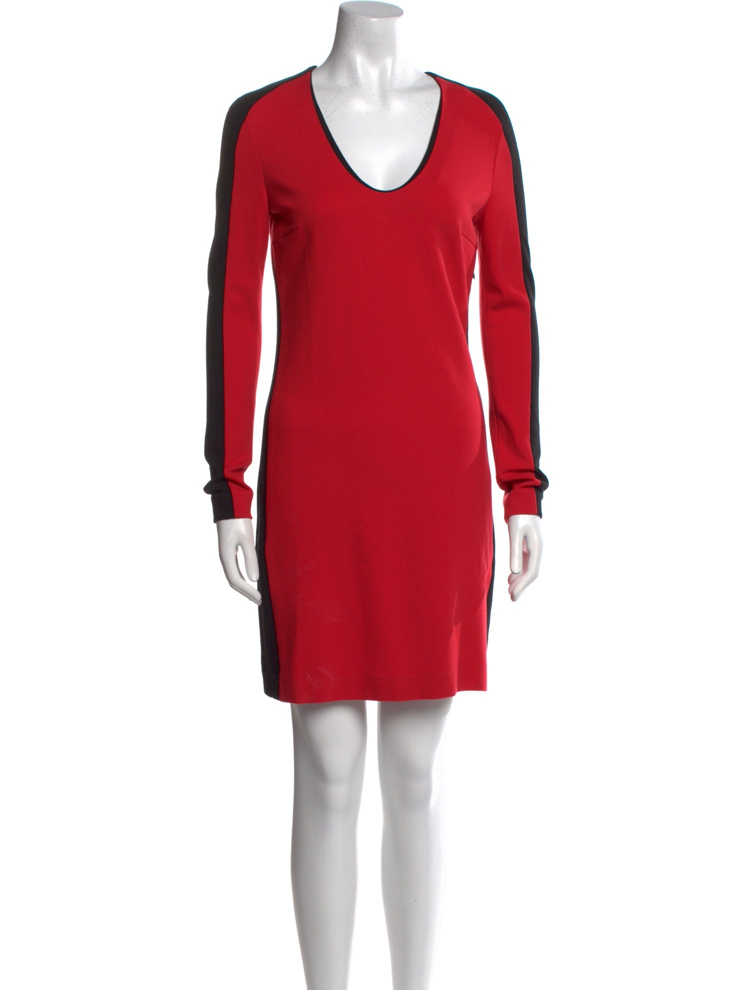 Diane von Furstenberg Scoop Neck Mini Dress