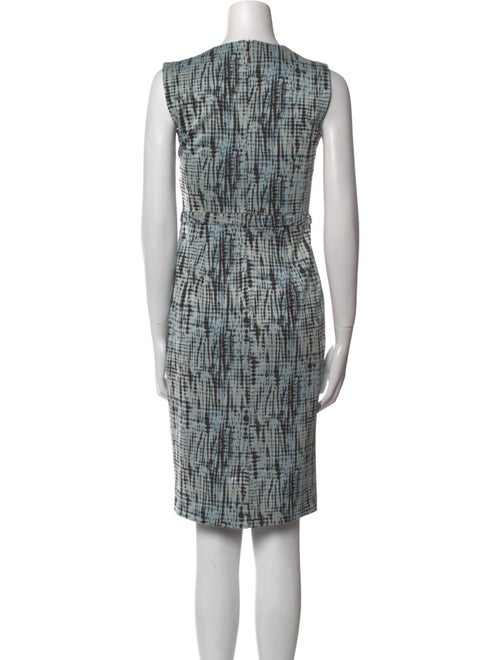 Diane von Furstenberg Plaid Print Knee-Length Dress