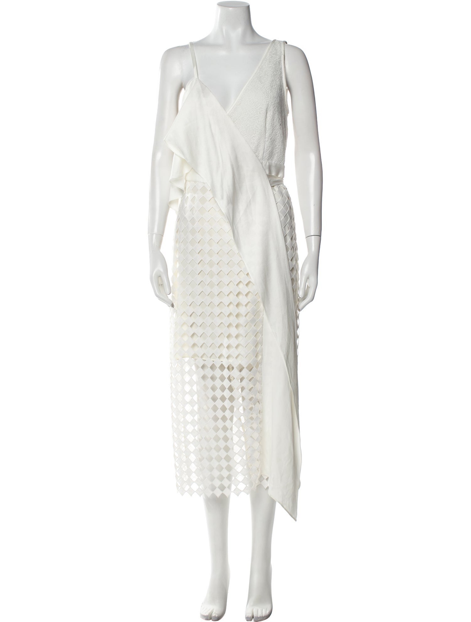 Diane von Furstenberg V-Neck Midi Length Dress