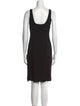 Diane von Furstenberg Square Neckline Knee-Length Dress