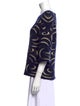 Diane von Furstenberg Printed Scoop Neck Sweater