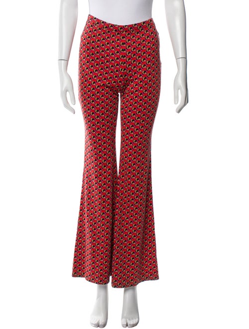 Diane von Furstenberg Silk Wide Leg Pants