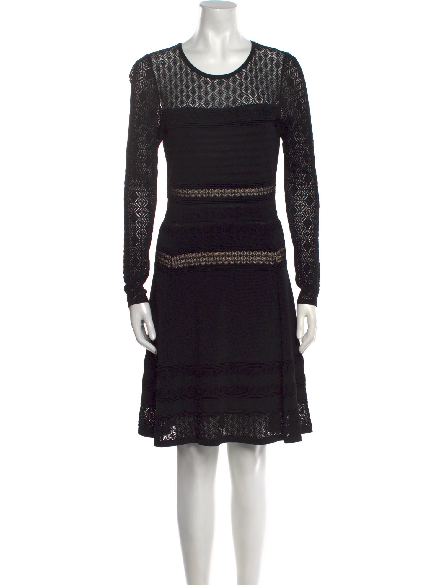 Diane von Furstenberg Scoop Neck Knee-Length Dress