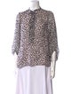 Diane von Furstenberg Silk Printed Blouse