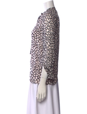 Diane von Furstenberg Silk Printed Blouse