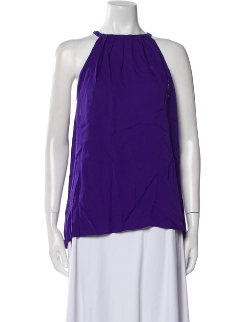 Diane von Furstenberg Silk Halterneck Blouse