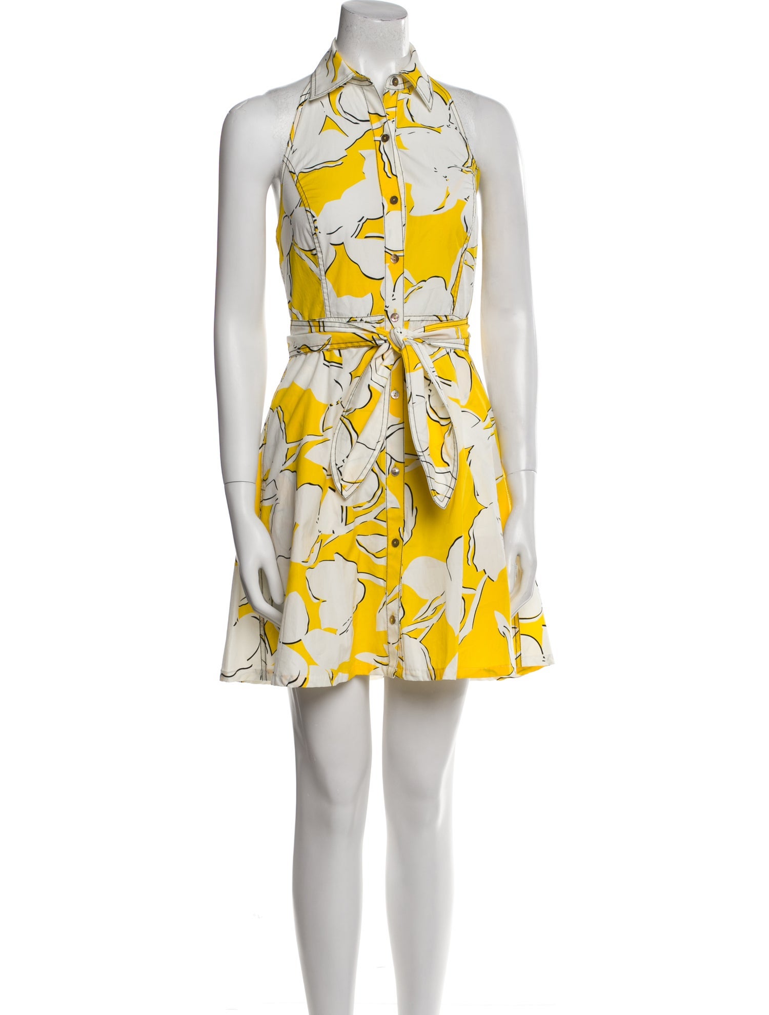 Diane von Furstenberg Printed Knee-Length Dress