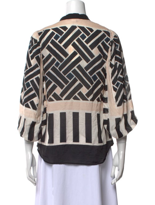 Diane von Furstenberg Printed V-Neck Tunic