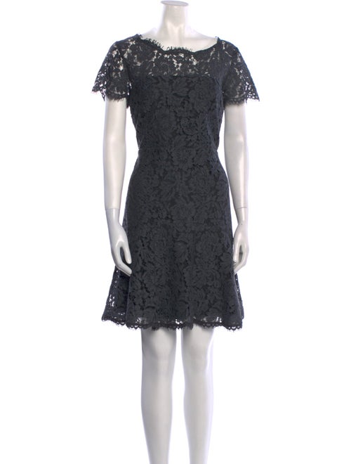 Diane von Furstenberg Lace Pattern Mini Dress