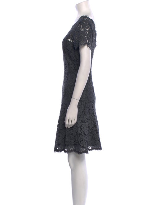 Diane von Furstenberg Lace Pattern Mini Dress