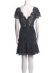 Diane von Furstenberg Lace Pattern Mini Dress