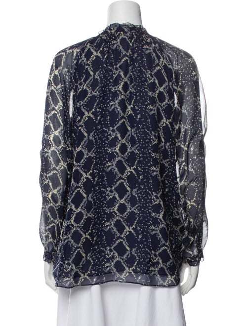 Diane von Furstenberg Silk Printed Blouse