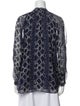 Diane von Furstenberg Silk Printed Blouse