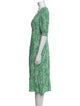 Diane von Furstenberg Printed Midi Length Dress