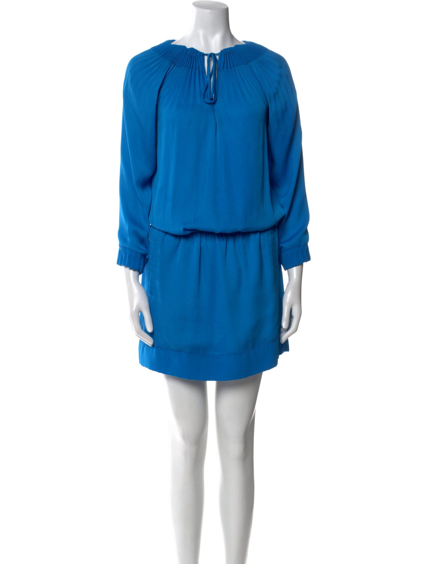 Diane von Furstenberg Tie Neck Mini Dress