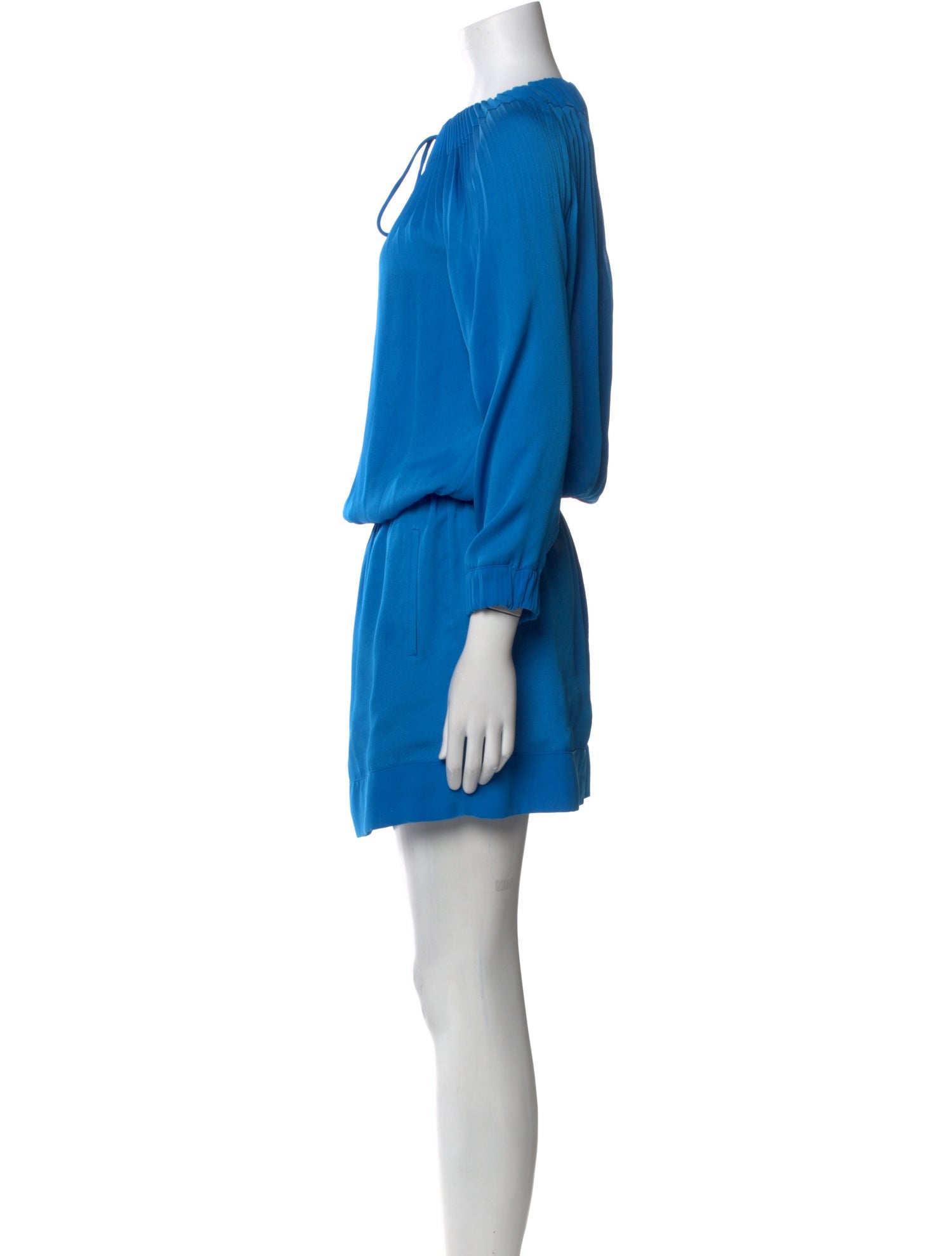 Diane von Furstenberg Tie Neck Mini Dress