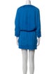 Diane von Furstenberg Tie Neck Mini Dress